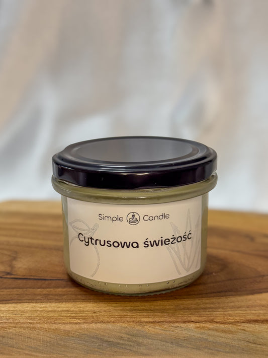 Świeca Sojowa "Cytrusowa Świeżość"