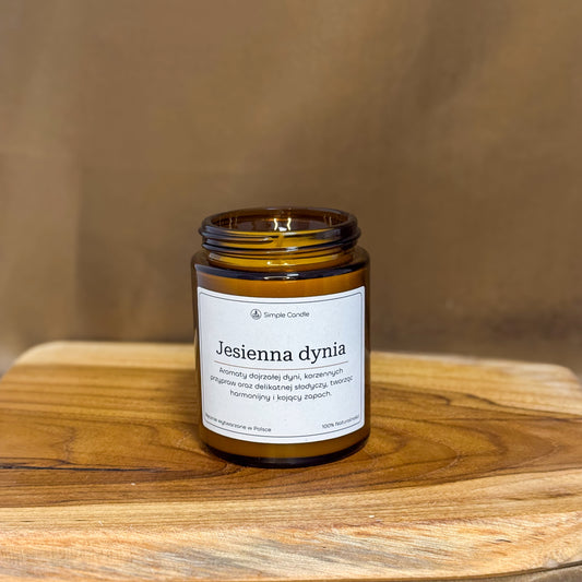 Świeca sojowa „Jesienna Dynia”