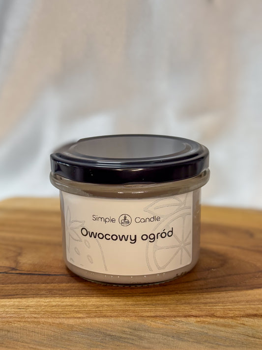 Świeca Sojowa "Owocowy Ogród"
