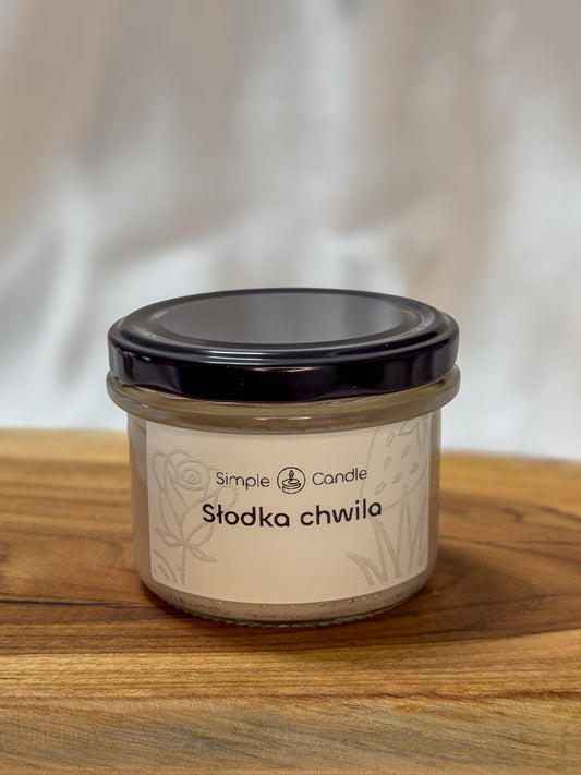 Świeca Sojowa "Słodka Chwila"