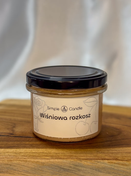 Świeca Sojowa "Wiśniowa Rozkosz"
