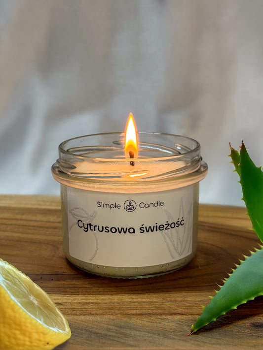 Świeca Sojowa "Cytrusowa Świeżość"