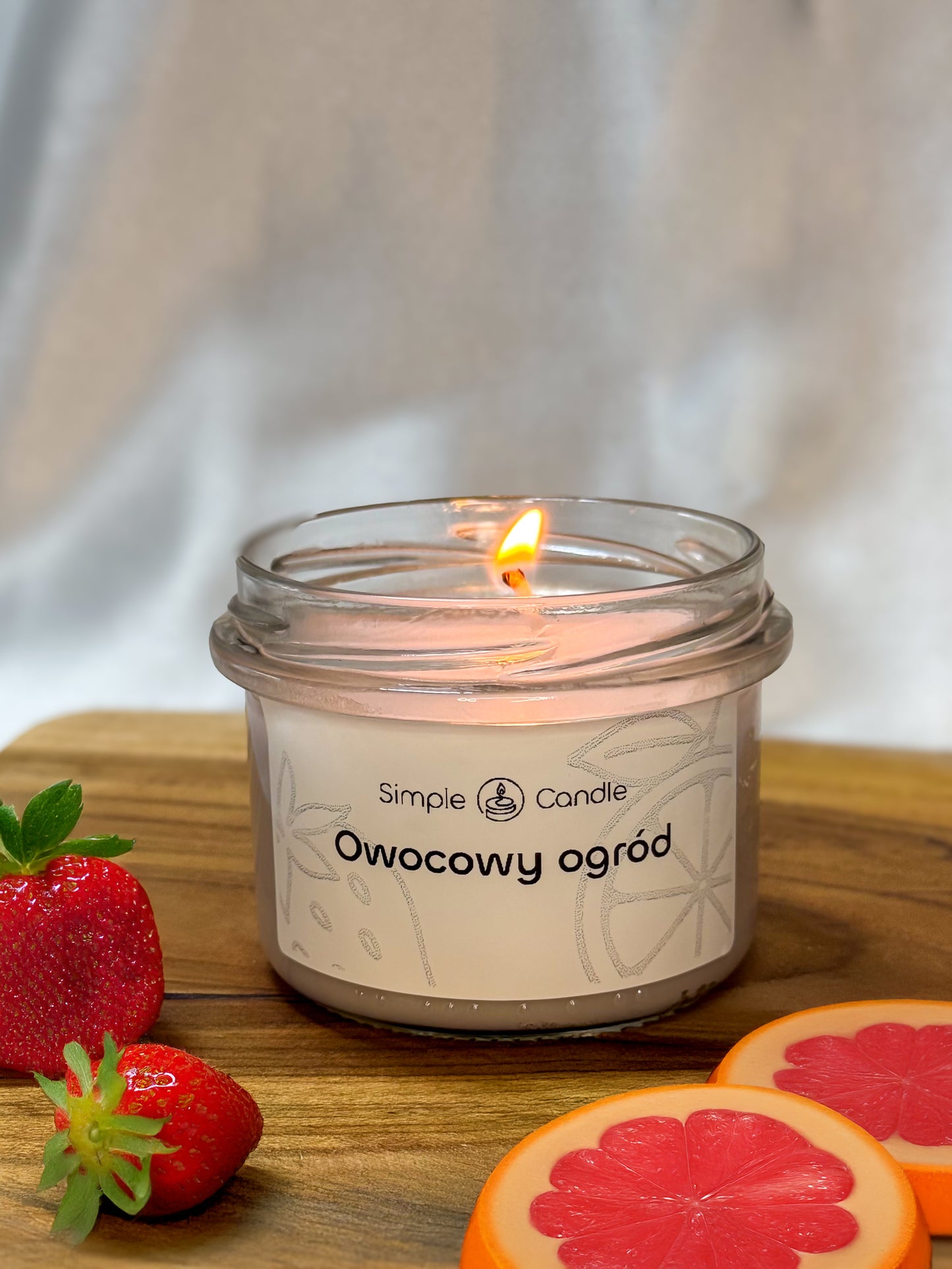 Świeca Sojowa "Owocowy Ogród"