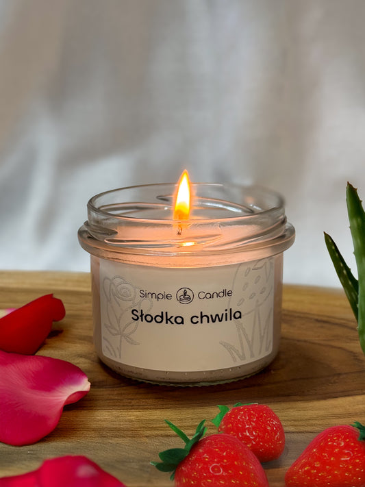 Świeca Sojowa "Słodka Chwila"