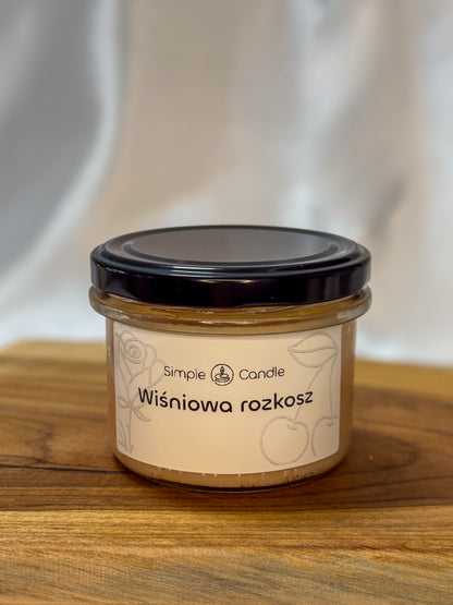 Świeca Sojowa "Wiśniowa Rozkosz"
